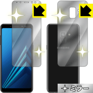 Mirror Shield �M�����N�V�[ Galaxy A8 (2018) SM-A530F (���ʃZ�b�g) ���{�� ���А�������