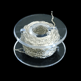 導電糸(細め/自作用パーツ) 10m [手袋に縫い付けてスマートフォン操作が可能に] スマホ タッチパネル対応