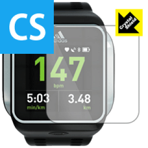 Crystal Shield miCoach smart run (3���Z�b�g) ���{�� ���А�������
