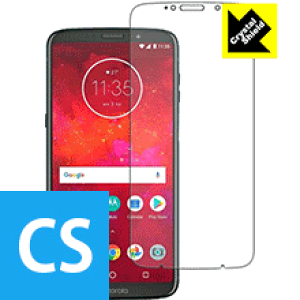 Crystal Shield Moto Z3 Play (�O�ʂ̂�) 3���Z�b�g ���{�� ���А�������