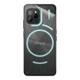 スキンシール Unihertz Luna 【 透明・すりガラス調 】 日本製 自社製造直販