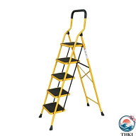 【全品5%ポイント】ポータブル家庭用はしご 3 4 5ステップラダー折りたたみ式ステップスツール脚立 拡張…