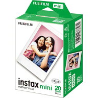 FUJIFILM チェキ フイルム ミニ 20枚 instax mini 20 【10枚入x 2パック】 チェキフイルム チェキ用フィ…