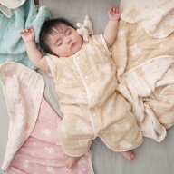 4重ガーゼの快適2wayお寝んねスリーパー（通年用0歳～3歳頃）　赤ちゃん 出産祝い BabyGoose ベビーグー…