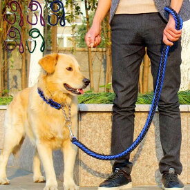 極太首輪ハーフチョーク大型犬ドッグ編込みペットリードチョーカー小型犬犬中型犬