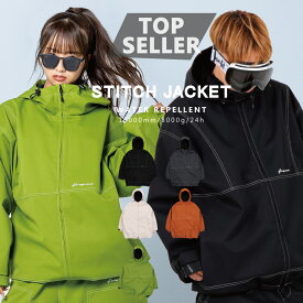 スノーボードウェア メンズ レディース オーバーサイズ ステッチジャケット ボードウェア スノボウェア スノボ ウェア スノーボード スノボー スキー スノボーウェア スノーウェア ジャケット ルーズフィット 大きい サイズ 撥水 防風 防寒 耐水 snj-460