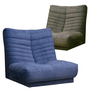 ソファー 1人用 1人掛け ネイビー ブラウン 選べる2色 青 幅88cm ファブリック 布地 1P シンプル モダン おしゃれ ワンルーム 送料無料