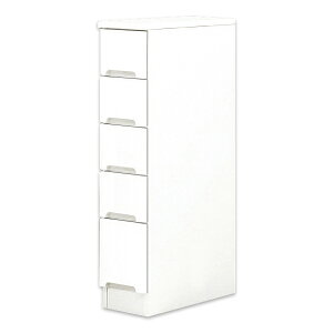 【マラソン期間中 全商品ポイント10倍】隙間収納 すき間収納 20cm 引き出し 5段 キッチン スリムカウンター 高さ92cm 国産 鏡面 ホワイト 奥行き40cm 人気 スリム 隙間収納 すきま収納 コンパク