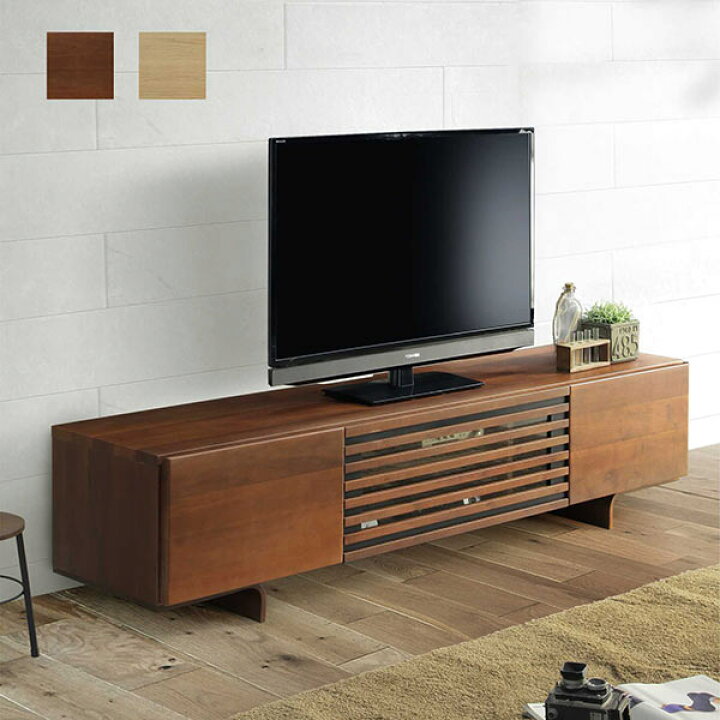 楽天市場】北欧 テレビ台 テレビボード 完成品 天然木 幅180cm 脚付き  