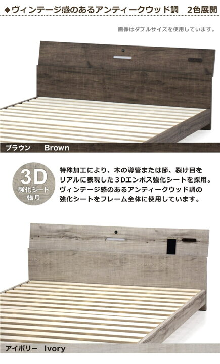 楽天市場】北欧 ダブルベッド マットレス付 ローベッド ダブル すのこ 