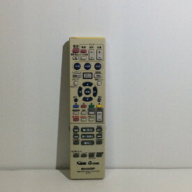 【中古】DVDレコーダー リモコン SHARP　シャープ GA471PA