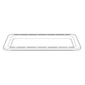 【新品・純正品】 アイリスオーヤマ 角皿（金属製） スチームオーブンレンジMO-FS3001 MS-F3001用 954443