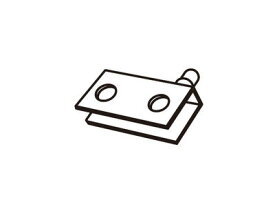 【純正品・新品】 パナソニック Panasonic ラックシアター ガラス扉取り付け用金具 RMA2380