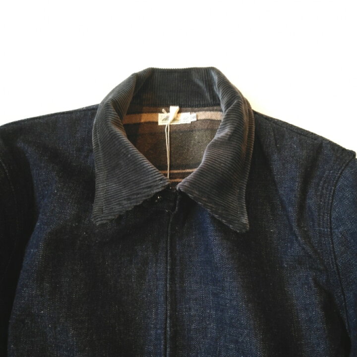 楽天市場】WAREHOUSE & CO.LINED DENIM ZIP UP JACKET(CORDUROY COLLAR 