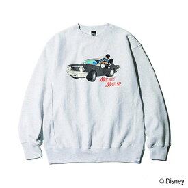 GOOD HELLERDISNEY MICKEY MOUSE CREW SWEATトップス メンズ