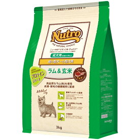 【ニュートロ】　アダルト　成犬用　超小型犬〜小型犬用　ラム＆玄米　3kg【ナチュラルチョイス】