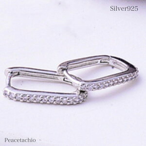 sAM[ΉtsAX Vo[sAXSilver925 Vo[ S[h 18KR[eBO ȉ~` CZ_C Ov[g Mtg P[Xt