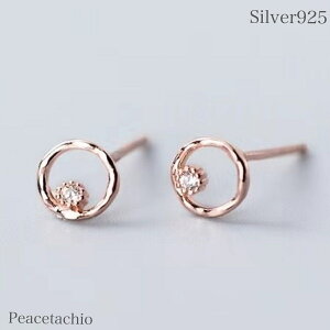sAM[ΉtsAX Vo[sAXVo[ Silver925O CZ_C sNS[h v[g v`Mtg 蕨 [P[Xt