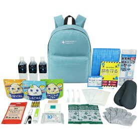 防災セット 1人用 30点 防災士監修 避難セット おしゃれ 9カラー ピースアップ 防災グッズ 防災リュック 防災食 5年保存 非常食 10年保存水 非常用 簡易 トイレ 地震 災害 懐中電灯 女性用 男性用 レディース メンズ PBS30