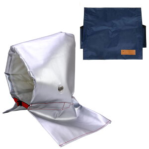 防災頭巾 カバー付きセット 小学生から大人用 アルミ防災ずきんES大+トップカバー(背もたれ式) 日本防炎協会認定品 セーフティクッションES(大) 大明企画 子供用 防災ズキン 防災グッズ カバ