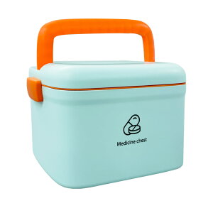 救急箱 北欧風 2段式 救急ボックス トレー付き 防災グッズ 薬箱 携帯 家庭用 PP おしゃれ 応急処置 応急手当 車載 ファーストエイド 非常時 緊急時 災害備蓄品 救急用品 PKB04