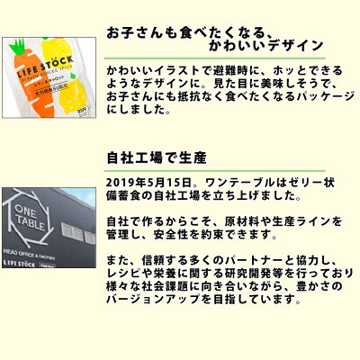楽天市場 メール便ok 2セットまで 5年保存 非常食 防災備蓄用ゼリー Lifestock 3個 3種類セット アレルギー対応食 乳幼児 高齢者 要介護者 長期保存食 非常用 5年保存食 防災 食品 非常食セット 保存食セット 災害グッズ 防災グッズ 防災セット 防災用品 防災用品