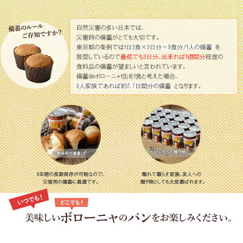 非常食5年保存食「備蓄deボローニャブリオッシュパンの缶詰(2個入)」京都老舗有名店おいしい缶入りパン賞味期限5年(缶deボローニア防災食品美味しい防災食災害備蓄用缶詰パン保存パン非常食セット保存食セット防災グッズ防災セット生命のパン)