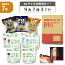 ピースアップ A4サイズ 災害備蓄用 7年保存 3日間分非常食セット 東京都帰宅困難者対策条例 帰宅難民対応 本棚や引出…