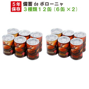 非常食セット 5年保存 備蓄deボローニャ 3種類 12缶セット プレーン/メープル/ライ麦オレンジ 1缶2個入 ブリオッシュパン 缶入りパン 缶deボローニア 防災 食品 防災食 保存食 災害備蓄用 缶詰