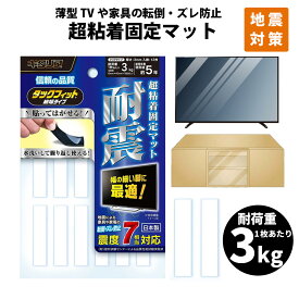 【4/25限定!確率1/2 最大100％P還元】家具転倒防止 タックフィット 細幅タイプ TF-1040CL-3 10×40×3mm 12枚入 震度7相当にも耐える 北川工業 地震対策 耐震 耐用年数5年 振動防止 衝撃吸収 粘着 固定マット 防災グッズ ズレ 落下防止 転落防止【メール便OK15個まで】