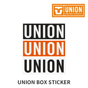 UNION BOX LOGO STICKER 8 inch jI {bNXS Xm[{[h jI XebJ[ ubN zCg IW {Ki 2021-22 2022 2023