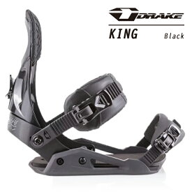 2022-23 DRAKE KING Black スノーボード バインディング ビンディング ドレイク キング ブラック 2023 BINDINGS 日本正規品 型落ち アウトレット