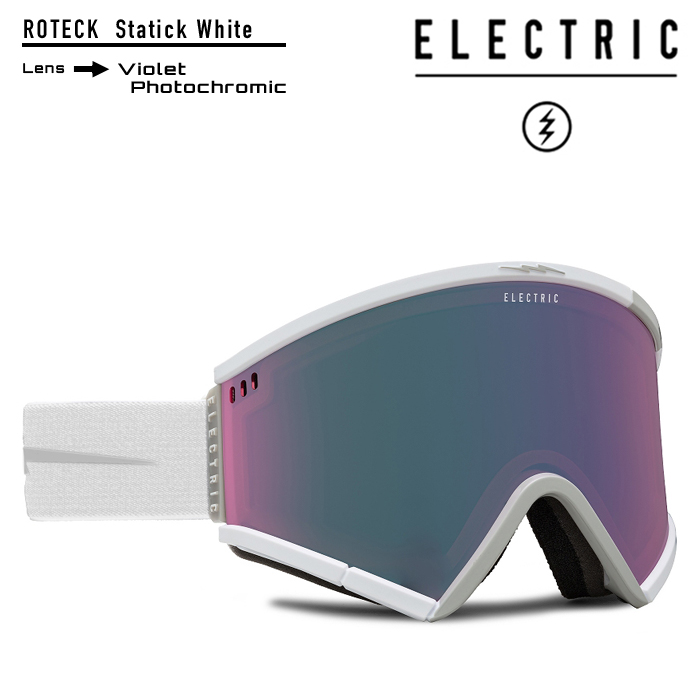 2022-23 ELECTRIC ROTECK Static White Violet Phtochromic 調光レンズ