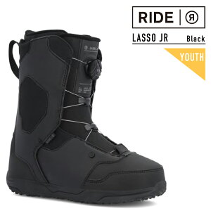 2022-23 RIDE LASSO JR Black YOUTH SNOWBOARD BOOTS Ch b\WjA [X LbY ubN  Xm[{[h u[c {A BOA 2023 {Ki