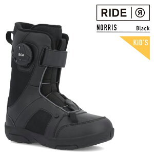 2022-23 RIDE NORRIS Black YOUTH SNOWBOARD BOOTS Ch mX [X LbY ubN  Xm[{[h u[c {A BOA 2023 {Ki