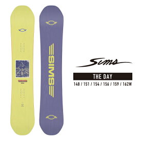 2022-23 SIMS THE DAY Yellow スノーボード 板 メンズ シムス ザ・デイ ブラック 2023 日本正規品