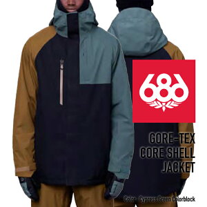 2023-24 686 MEN'S GORE-TEX CORE SHELL JACKET Cypress Green Colorblock VbNXGCgVbNX Nn` Xm[{[hEFA Y SAebNX RA VF WPbg 2024 {Ki