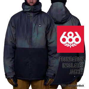 2023-24 686 MEN'S FOUNDATION INSULATED JACKET Spray Colorblock VbNXGCgVbNX Nn` Xm[{[hEFA Y WPbg 2024 {Ki