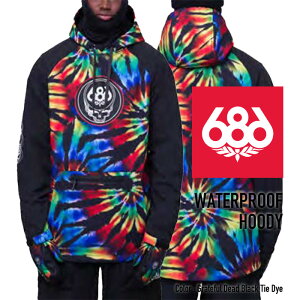 2023-24 686 MEN'S WATERPROOF HOODY Grateful Dead Black Tie Dye VbNXGCgVbNX Nn` Xm[{[hEFA Y t[fB WPbg 2024 {Ki