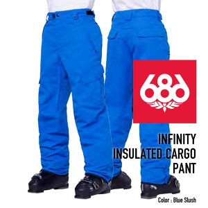2023-24 686 MEN'S INFINITY INSULATED CARGO PANT Blue Slush VbNXGCgVbNX Nn` Xm[{[hEFA Y J[Spc 2024 {Ki