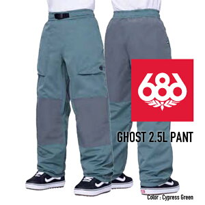 2023-24 686 MEN'S 2.5L GHOST PANT Cypress Green �V�b�N�X�G�C�g�V�b�N�X ���N�n�` �X�m�[�{�[�h�E�F�A �����Y �p���c 2024 ���{���K�i