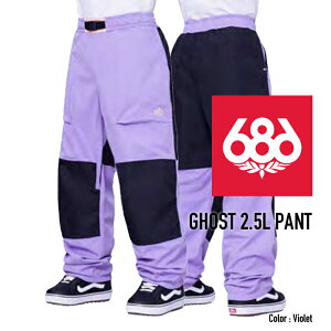 2023-24 686 MEN'S 2.5L GHOST PANT Violet �V�b�N�X�G�C�g�V�b�N�X ���N�n�` �X�m�[�{�[�h�E�F�A �����Y �p���c 2024 ���{���K�i