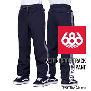 2023-24 686 MEN'S WATERPROOF TRACK PANT Black Colorblock VbNXGCgVbNX Nn` Xm[{[hEFA Y gbNpc 2024 {Ki