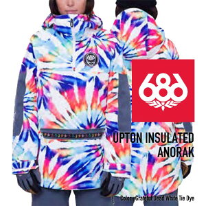 2023-24 686 WOMEN'S UPTON INSULATED ANORAK Grateful Dead White Tie Dye VbNXGCgVbNX Nn` Xm[{[hEFA AmbN WPbg fB[X EBY 2024 {Ki