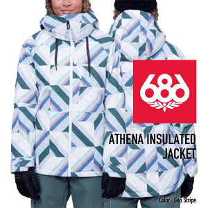 2023-24 686 WOMEN'S ATHENA INSULATED JACKET Geo Stripe VbNXGCgVbNX Nn` Xm[{[hEFA WPbg fB[X EBY 2024 {Ki