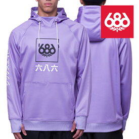 2023-24 686 BONDED FLEECE PULLOVER HOODY Violet シックスエイトシックス フリース プルオーバー フーディ ウェアー パーカー スノーボード スキー 2024 日本正規品