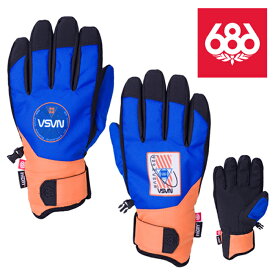 2023-24 686 PRIMER GLOVE Nasa Orange シックスエイトシックス スノーボード スキー グローブ 手袋 2024 日本正規品