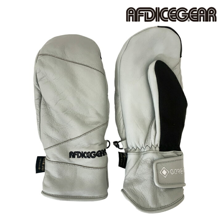 楽天市場】2023-24 AFDICEGEAR LEATHER MITT GLOVE Silver Gray 