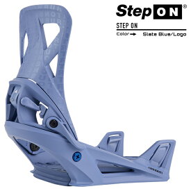 2023-24 BURTON MEN'S STEP ON Re:Flex Slate Blue/Logo バートン メンズ ステップオン スレートブルーロゴ スノーボード バインディング ビンディング 2024 日本正規品