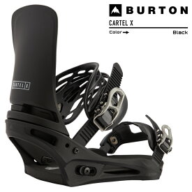 2023-24 BURTON CARTEL X Re:Flex Black バートン カーテル エックス リフレックス ブラック 黒 メンズ スノーボード バインディング ビンディング 2024 日本正規品